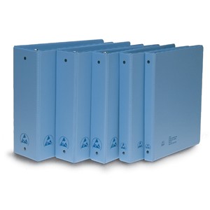07412-ESD BINDER, STATIC DISSIPATIVE, 1-1/2 IN 