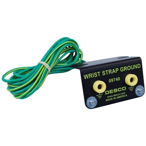 Anti-Static Wrist Strap Bench Ground DESCO 09740 NOS Sealed Bag Qty 1 
