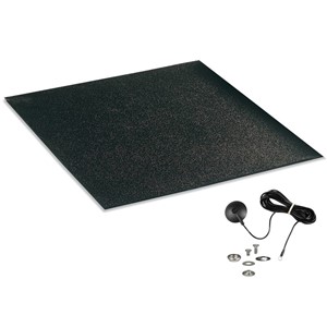 30 x 72 3 Layer ESD Anti Static Vinyl Mat with Ground Cable Gray