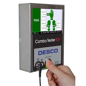 Desco Asia - 19265 Combo Tester X3 Plus, with Dual Foot Plate