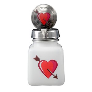 34415-ONE-TOUCH, 4 OZ, NATURAL, W/CUPID HEART DESIGN 
