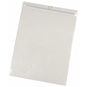 35048-VINYL POUCH, 9-3/4INx13-1/4IN, CLEAR, PACK OF 25