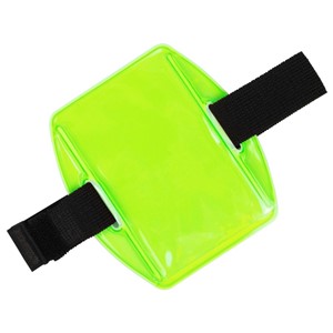 35192-HOLDER, ARM BADGE, 2-3/8INX3-3/8IN (IS), GREEN