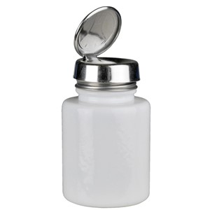 35387-ONE-TOUCH, SS, ROUND 4OZ WHITE GLASS,