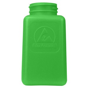 35494-BOTTLE ONLY, DURASTATIC, GREEN DISSIPATIVE, HDPE, 6OZ