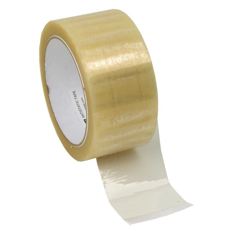 46926-WESCORP ESD TAPE, CLEAR 2IN x 72YDS, 3IN PAPER CORE