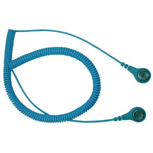 60363-CORD, COILED, BLUE,2.4M, 10MM/ 10MM, 2 MEG