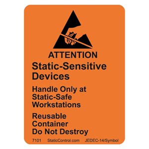7101-CAUTION LABEL, REUSABLE, 46MM x 64MM, RS-471, 500/ROLL