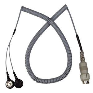 741DC-CORD, DUAL CONDUCTOR, W/DUAL 10MM SNAP, 10 FT