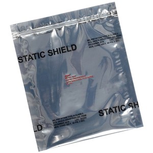 817Z46-STATIC SHIELD BAG,81705 SERIES METAL-IN, ZIP, 4x6, 100EA