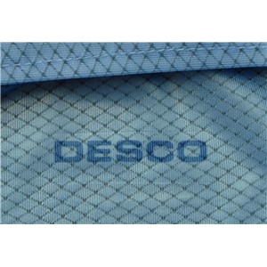Desco Statshield® ESD Jacket with 3 Pockets & Anti-Static Knit Cuffs,  Burgundy