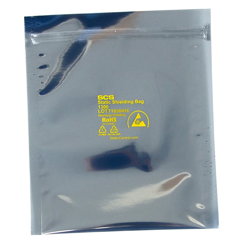 Metal-in MULTICOMP MC36471 Static Shielding Bag Open
