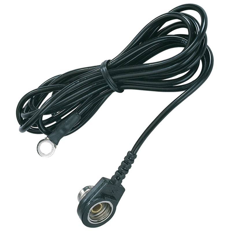 13268-CORD, GROUND, STACKING SNAP, WITH RESISTOR, 10'