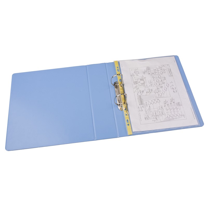 238716-DISSIPATIVE RING BINDER, A4, 2-RING, 50MM