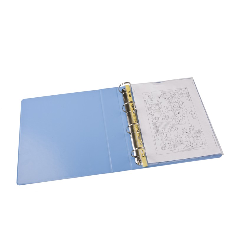 238721-DISSIPATIVE RING BINDER, A4, 4-RING, 38MM