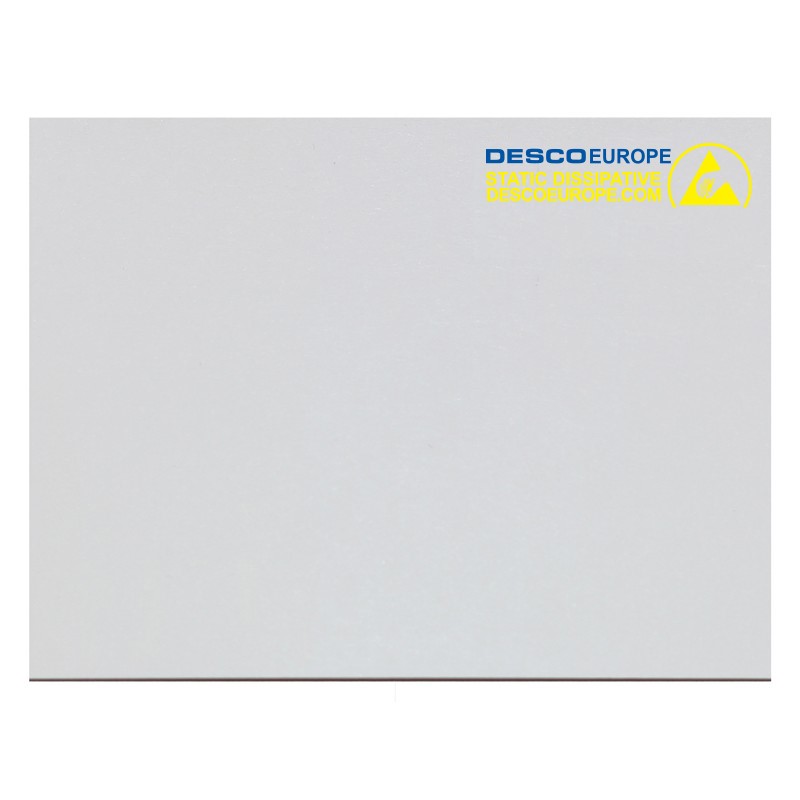 238818-SELF-STICK NOTES, DESCO EUROPE, STATIC,  DISSIPATIVE,102MMx76MM, 50/PAD