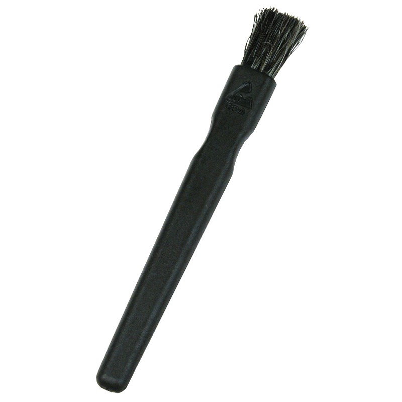 Menda 35694 Conductive Flat Nylon Brush Semi-Fine 0.5 x 0.75 x 0.4 Bristles 