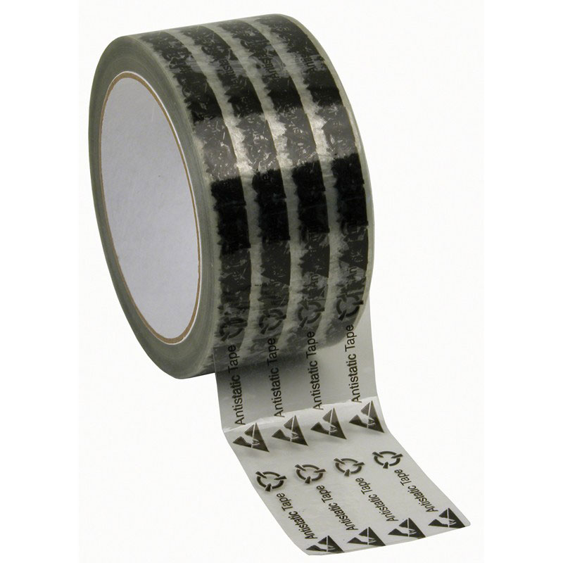 46930-WESCORP TAPE, CLEAR W/SYMBOLS, 2IN x 72YDS, 3IN PAPER CORE