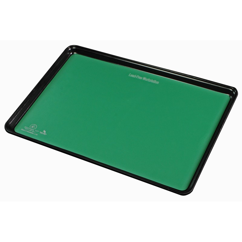 66128-MAT TRAY LINER, STATFREE T2, RUBBER, GREEN,  16 IN x24 IN