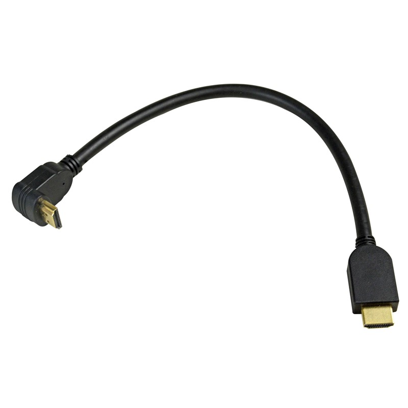 680021-CABLE, HDMI TO HDMI, RIGHT ANGLE, 1FT,  FOR SCORPION