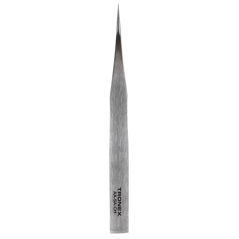 AA-SA-CH-PRECISION STAINLESS STEEL TWEEZER, FINE, STYLE AA 