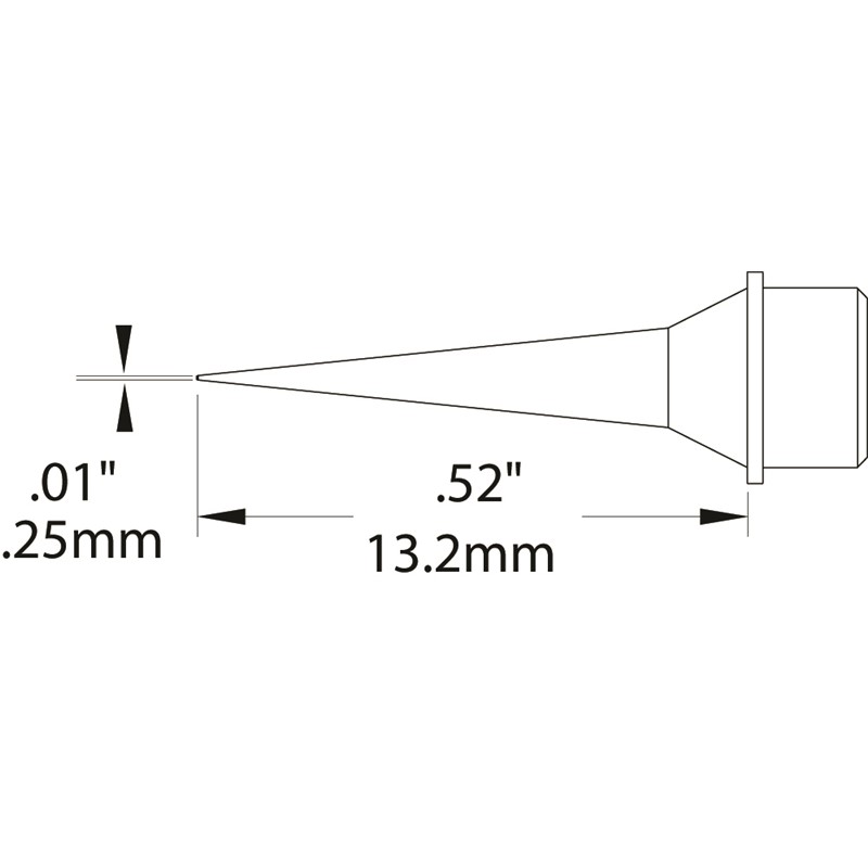 CVC-7CN0003A-コテ先　STTC-190型　0.25mm x 13.2mm　413℃