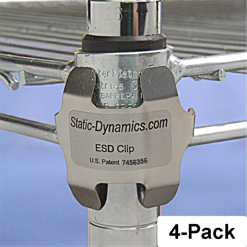 ESDC-4-ESD CLIP, 4 PACK 