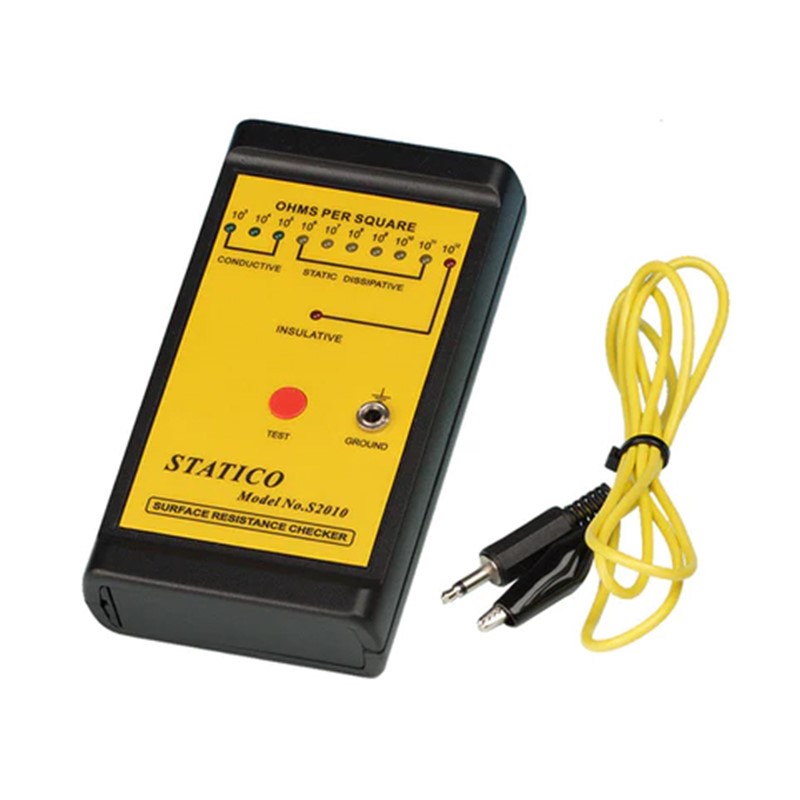 S2010-SURFACE RESISTIVITY CHECKER HANDHELD, WITH CONNECTING CORD AND CASE