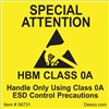 ラベル、「SPECIAL ATTENTION」、HBM CLASS 0A、51mm x 51mm、５００枚巻