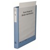 07432-BINDER, 3-RING, DISSIPATIVE, W/CLEAR POCKET, 1-1/2 IN