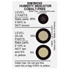 HUMIDITY INDICATOR CARD, COBALT-FREE, 5-10-60%,  125/CAN