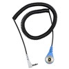 19906-COILED CORD, DUAL-WIRE, MAGSNAP 360, 1.8 M, BLUE, GRAY PLUG