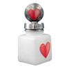 34416-ONE-TOUCH, 4 OZ, NATURAL, W/HALO HEART DESIGN 