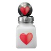 34416-ONE-TOUCH, 4 OZ, NATURAL, W/HALO HEART DESIGN 