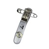ESD STRAP CLIP, 2-7/8'', WITH SAFETY PIN 
