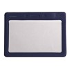 35035-HOLDER, BADGE, COLOR BORDERS, BLUE, 3-3/8INX2-1/8IN (IS)