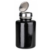 ONE-TOUCH, SS, ROUND 6OZ BLACK GLASS,