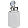 PURE-TOUCH, SS, ROUND 6OZ WHITE GLASS,
