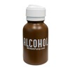 35601-LASTING-TOUCH, BROWN ROUND HDPE, 8 OZ IMPRINTED 'ALCOHOL'