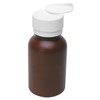 LASTING-TOUCH, BROWN ROUND HDPE, 8 OZ