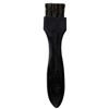 36087-ESD BRUSH, CONDUCTIVE, FLAT HANDLE, BLACK, FIRM BRISTLES, 1 IN (25 MM)