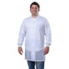 73634-SMOCK, STATSHIELD, LABCOAT, KNITTED CUFFS, WHITE, XLARGE