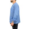 770102-SMOCK,DUAL-WIRE,JACKET,BLUE, M ,KNITTED CUFFS, 3 POCKETS, NO COLLAR