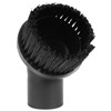 ESD SAFE, ROUND DUSTING BRUSH, FOR HEPA OR SERVICE VAC