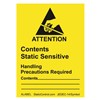 LABEL, ATTENTION, RS-471, 1-7/8IN x 2-1/2IN, 500/ROLL