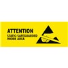 ESD AWARENESS SIGN, RS-471 4IN x 10IN