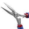 P511S-PLIER, CHAIN NOSE-LONG SMOOTH JAW WITH SERRATED TIPS STANDARD