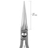 P524-PLIER, NEEDLE NOSE-EXTRA LONG SMOOTH JAW STANDARD 