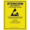 SIGN, ATTENTION, 17IN x 22IN, RS-471, SPANISH