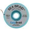 S-A-10AS-DESOLDERING BRAID, SEA BRAID, UNFLUXED .025" X 10', ANTISTATIC, 25/PACK
